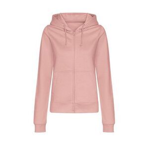 Awdis Womens/Ladies College Hoodie / Dusty Pink